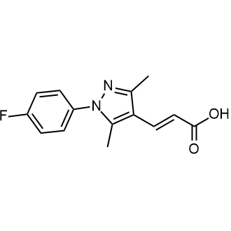 3-(1-(4-Fluorophenyl)-3,5-dimethyl-1H-pyrazol-4-yl)acrylic acid|CS-0368956