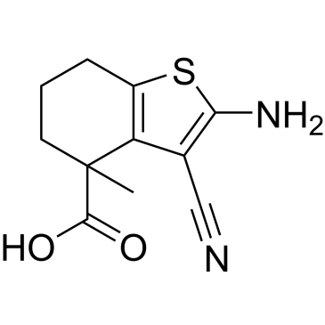 2-Amino-3-cyano-4-methyl-4,5,6,7-tetrahydrobenzo[b]thiophene-4-carboxylic acid|CS-0369005