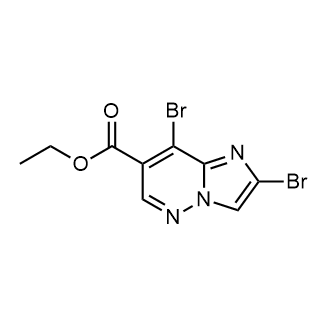 Ethyl 2,8-dibromoimidazo[1,2-b]pyridazine-7-carboxylate|CS-0369078