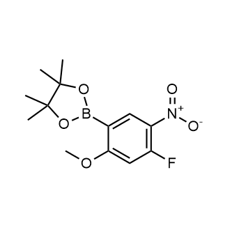 2-(4-Fluoro-2-methoxy-5-nitrophenyl)-4,4,5,5-tetramethyl-1,3,2-dioxaborolane|CS-0369135