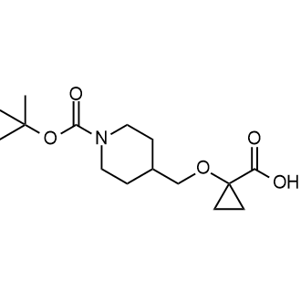 1-((1-(tert-Butoxycarbonyl)piperidin-4-yl)methoxy)cyclopropanecarboxylic acid|CS-0370045