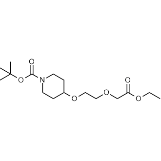 tert-Butyl 4-(2-(2-ethoxy-2-oxoethoxy)ethoxy)piperidine-1-carboxylate|CS-0370182