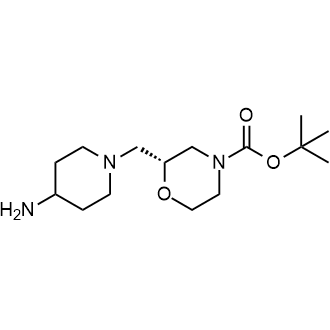 (R)-tert-Butyl 2-((4-aminopiperidin-1-yl)methyl)morpholine-4-carboxylate|CS-0370651