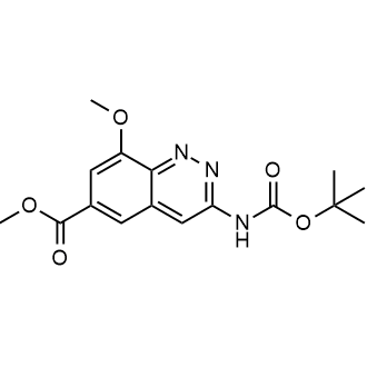 Methyl 3-((tert-butoxycarbonyl)amino)-8-methoxycinnoline-6-carboxylate|CS-0370677