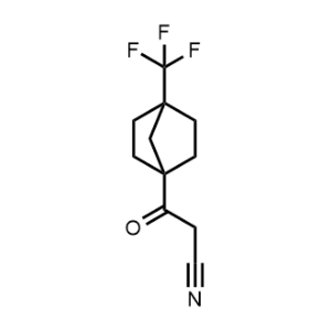 3-Oxo-3-(4-(trifluoromethyl)bicyclo[2.2.1]heptan-1-yl)propanenitrile|CS-0370704