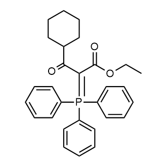 Ethyl 3-cyclohexyl-3-oxo-2-(triphenyl-λ5-phosphanylidene)propanoate|CS-0371521