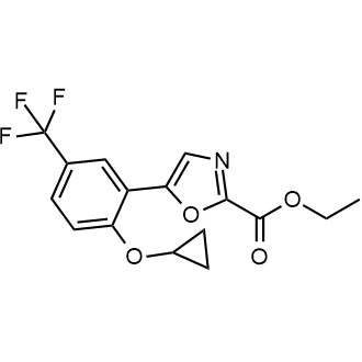 Ethyl 5-(2-cyclopropoxy-5-(trifluoromethyl)phenyl)oxazole-2-carboxylate|CS-0372655