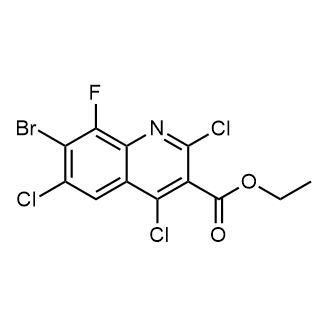 Ethyl 7-bromo-2,4,6-trichloro-8-fluoroquinoline-3-carboxylate|CS-0373231