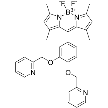 10-(3,4-Bis(pyridin-2-ylmethoxy)phenyl)-5,5-difluoro-1,3,7,9-tetramethyl-5H-dipyrrolo[1,2-c:2',1'-f][1,3,2]diazaborinin-4-ium-5-uide|CS-0373870