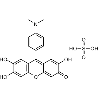 9-(4-(Dimethylamino)phenyl)-2,6,7-trihydroxy-3H-xanthen-3-one sulfate|CS-0373922