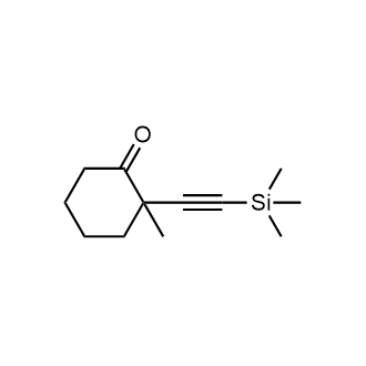2-Methyl-2-((trimethylsilyl)ethynyl)cyclohexanone|CS-0374661