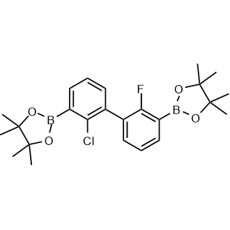 2,2'-(2-Chloro-2'-fluoro-[1,1'-biphenyl]-3,3'-diyl)bis(4,4,5,5-tetramethyl-1,3,2-dioxaborolane)|CS-0375529
