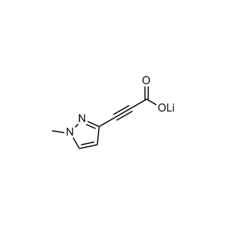 Lithium 3-(1-methyl-1H-pyrazol-3-yl)propiolate|CS-0375896