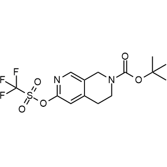 tert-Butyl 6-(((trifluoromethyl)sulfonyl)oxy)-3,4-dihydro-2,7-naphthyridine-2(1H)-carboxylate|CS-0376382