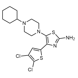 5-(4-Cyclohexylpiperazin-1-yl)-4-(4,5-dichlorothiophen-2-yl)thiazol-2-amine Avatrombopag Impurity|CS-0377350