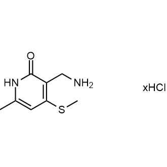 3-(Aminomethyl)-6-methyl-4-(methylthio)pyridin-2(1H)-one hydrochloride 1:x|CS-0378151