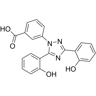 3-(3,5-Bis(2-hydroxyphenyl)-1H-1,2,4-triazol-1-yl)benzoic acid Deferasirox Impurity|CS-0378853