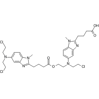 4-(5-((2-((4-(5-(Bis(2-chloroethyl)amino)-1-methyl-1H-benzo[d]imidazol-2-yl)butanoyl)oxy)ethyl)(2-chloroethyl)amino)-1-methyl-1H-benzo[d]imidazol-2-yl)butanoic acid Bendamustine Impurity|CS-0378872