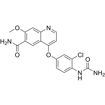 4-(3-Chloro-4-ureidophenoxy)-7-methoxyquinoline-6-carboxamide Lenvatinib Impurity|CS-0378893
