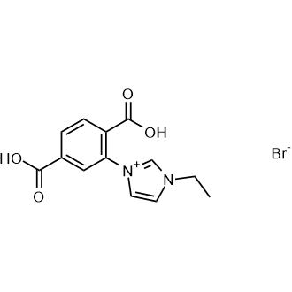 3-(2,5-Dicarboxyphenyl)-1-ethyl-1H-imidazol-3-ium bromide|CS-0379354