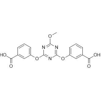3,3'-((6-Methoxy-1,3,5-triazine-2,4-diyl)bis(oxy))dibenzoic acid|CS-0379370