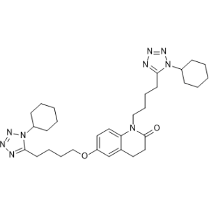 6-(4-(1-Cyclohexyl-1H-tetrazol-5-yl)butoxy)-1-(4-(1-cyclohexyl-1H-tetrazol-5-yl)butyl)-3,4-dihydroquinolin-2(1H)-one Cilostazol Impurity|CS-0379713