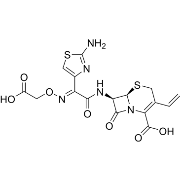 (6R,7R)-7-((E)-2-(2-Aminothiazol-4-yl)-2-((carboxymethoxy)imino)acetamido)-8-oxo-3-vinyl-5-thia-1-azabicyclo[4.2.0]oct-2-ene-2-carboxylic acid Cefixime Impurity|CS-0379716