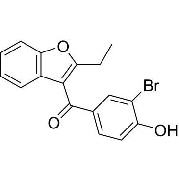 (3-Bromo-4-hydroxyphenyl)(2-ethylbenzofuran-3-yl)methanone Benzbromarone Impurity|CS-0379744