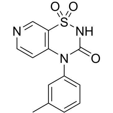 4-(M-Tolyl)-2H-pyrido[4,3-e][1,2,4]thiadiazin-3(4H)-one 1,1-dioxide Torasemide Impurity|CS-0379767