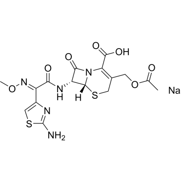 (6R,7R)-3-(Acetoxymethyl)-7-((E)-2-(2-aminothiazol-4-yl)-2-(methoxyimino)acetamido)-8-oxo-5-thia-1-azabicyclo[4.2.0]oct-2-ene-2-carboxylic acid, sodium salt Cefotaxime Sodium Impurity|CS-0379773