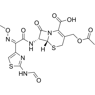 (6R,7R)-3-(Acetoxymethyl)-7-((Z)-2-(2-formamidothiazol-4-yl)-2-(methoxyimino)acetamido)-8-oxo-5-thia-1-azabicyclo[4.2.0]oct-2-ene-2-carboxylic acid Cefotaxime Impurity|CS-0379778