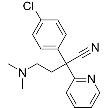 2-(4-Chlorophenyl)-4-(dimethylamino)-2-(pyridin-2-yl)butanenitrile Chlorphenamine Impurity|CS-0379798