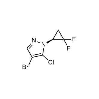 (S)-4-Bromo-5-chloro-1-(2,2-difluorocyclopropyl)-1H-pyrazole|CS-0380280