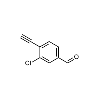 3-Chloro-4-ethynylbenzaldehyde|CS-0380393