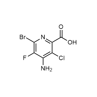 4-Amino-6-bromo-3-chloro-5-fluoropicolinic acid|CS-0380709