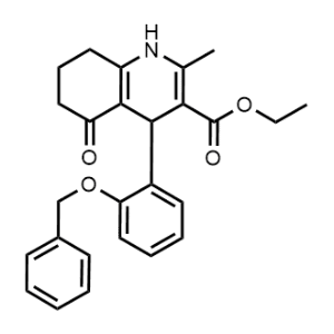 ethyl 4-(2-(benzyloxy)phenyl)-2-methyl-5-oxo-1,4,5,6,7,8-hexahydroquinoline-3-carboxylate|CS-0415881