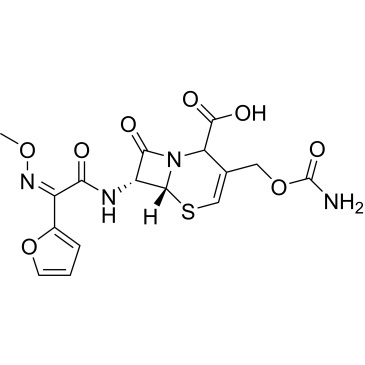 (6R,7R)-3-((Carbamoyloxy)methyl)-7-((Z)-2-(furan-2-yl)-2-(methoxyimino)acetamido)-8-oxo-5-thia-1-azabicyclo[4.2.0]oct-3-ene-2-carboxylic acid Cefuroxime Impurity|CS-0415926