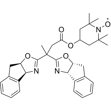 1-Hydroxy-2,2,6,6-tetramethylpiperidin-4-yl 3,3-bis((3aS,8aR)-3a,8a-dihydro-8H-indeno[1,2-d]oxazol-2-yl)butanoate free radical|CS-0416314