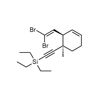 (3R,4R)-3-(2,2-Dibromoethenyl)-4-methyl-4-[2-(triethylsilyl)ethynyl]cyclohexene|CS-0432743