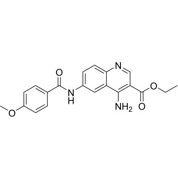 Ethyl 4-amino-6-(4-methoxybenzamido)quinoline-3-carboxylate|CS-0432842