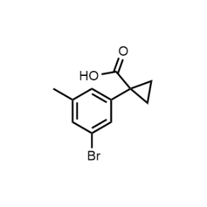 1-(3-Bromo-5-methylphenyl)cyclopropanecarboxylic acid|CS-0432854