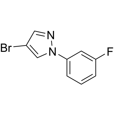 4-Bromo-1-(3-fluorophenyl)-1H-pyrazole|CS-0432859