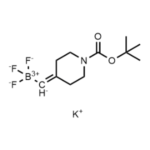 Potassium ((1-(tert-butoxycarbonyl)piperidin-4-ylidene)methyl)trifluoroborate|CS-0432901