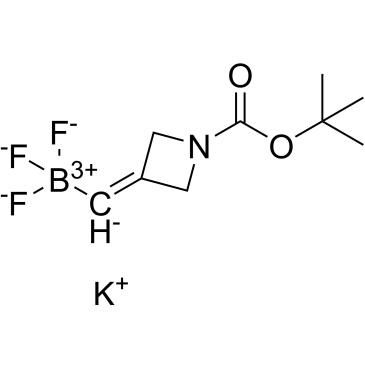 Potassium ((1-(tert-butoxycarbonyl)azetidin-3-ylidene)methyl)trifluoroborate|CS-0432907
