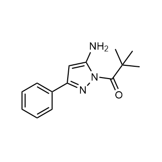 1-(5-Amino-3-phenyl-1H-pyrazol-1-yl)-2,2-dimethylpropan-1-one|CS-0433270