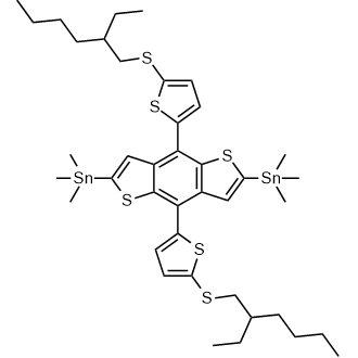 (4,8-Bis(5-((2-ethylhexyl)thio)thiophen-2-yl)benzo[1,2-b:4,5-b']dithiophene-2,6-diyl)bis(trimethylstannane)|CS-0433691