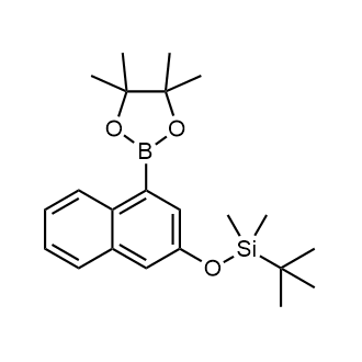 tert-Butyldimethyl((4-(4,4,5,5-tetramethyl-1,3,2-dioxaborolan-2-yl)naphthalen-2-yl)oxy)silane|CS-0433949
