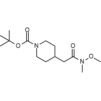 tert-Butyl 4-(2-(methoxy(methyl)amino)-2-oxoethyl)piperidine-1-carboxylate|CS-0433984