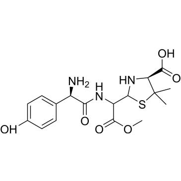 (4S)-2-(1-((R)-2-Amino-2-(4-hydroxyphenyl)acetamido)-2-methoxy-2-oxoethyl)-5,5-dimethylthiazolidine-4-carboxylic acid Amoxicillin Impurity|CS-0434310