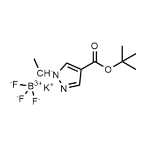 Potassium (1-(4-(tert-butoxycarbonyl)-1H-pyrazol-1-yl)ethyl)trifluoroborate|CS-0434576